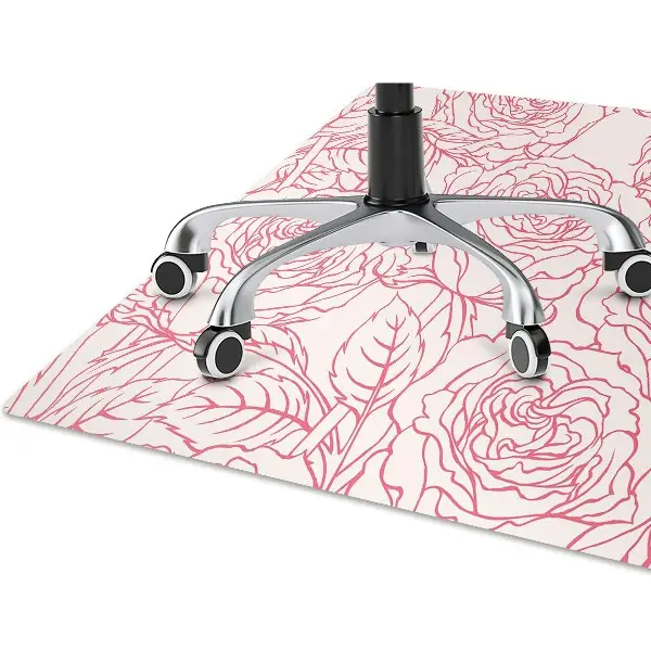 Tappeto per sedia con ruote Rose Doodle