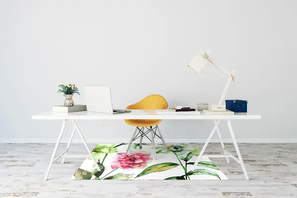 Tappeto per sedia con ruote Fiori Di Primavera