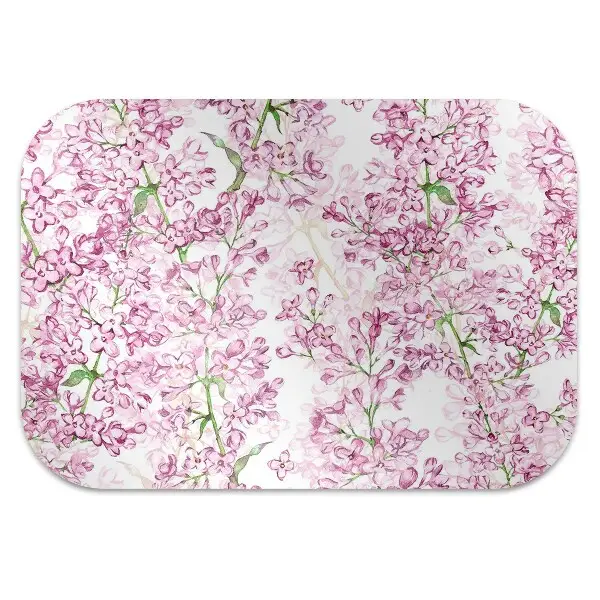 Tappeto per sedia con ruote Fiori Lilla