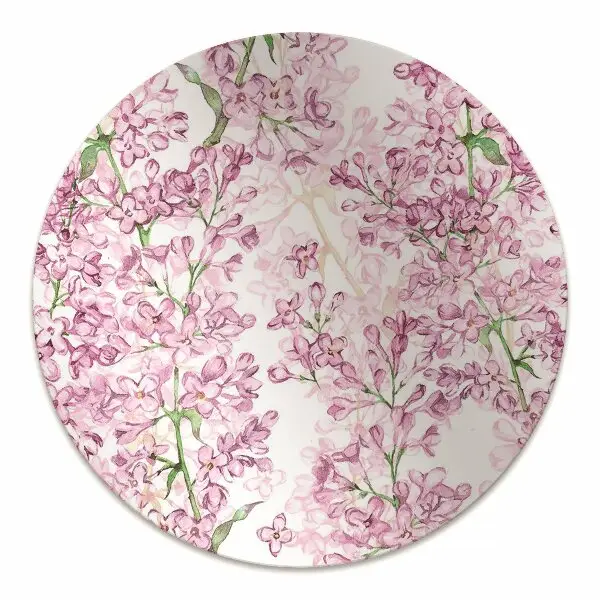Tappeto per sedia con ruote Fiori Lilla