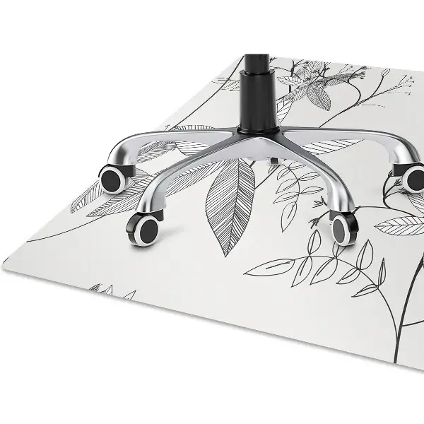 Tappeto per sedia con ruote Doodle Fiori
