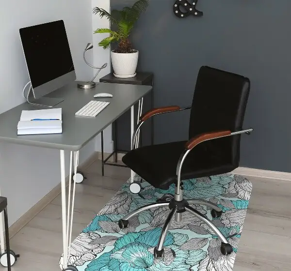 Tappeto per sedia con ruote Doodle Fiori