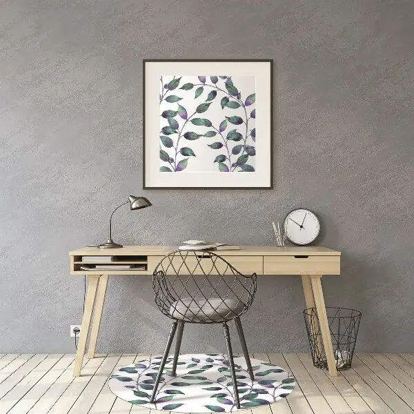 Tappeto per sedia con ruote Foglie Da Favola