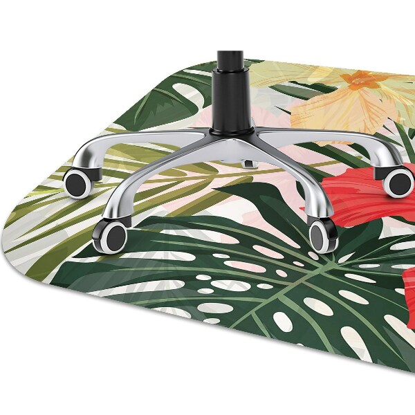 Tappeto per sedia con ruote Isola Hawaiana