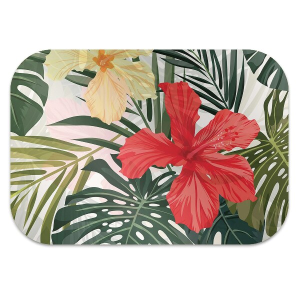 Tappeto per sedia con ruote Isola Hawaiana