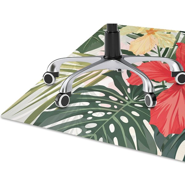Tappeto per sedia con ruote Isola Hawaiana
