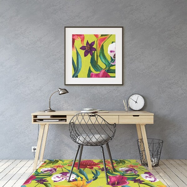 Tappeto per sedia con ruote Giardino Dipinto