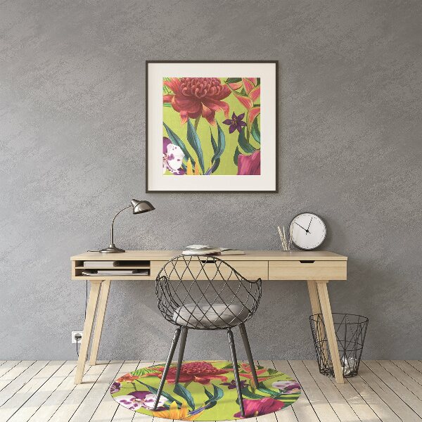 Tappeto per sedia con ruote Giardino Dipinto