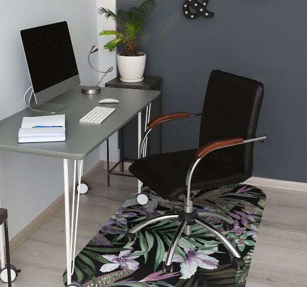 Tappeto per sedia con ruote Fiori Di Palma