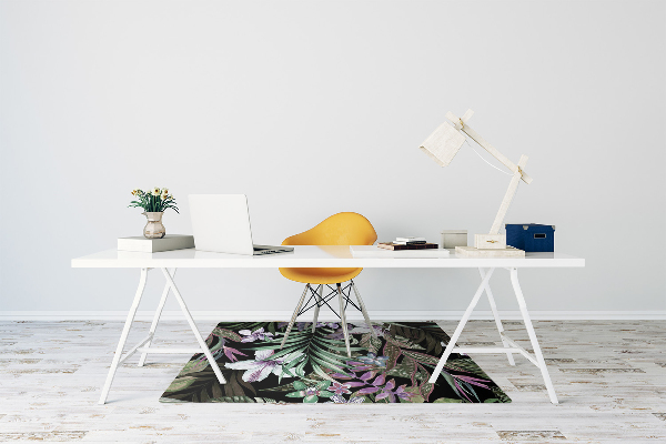Tappeto per sedia con ruote Fiori Di Palma