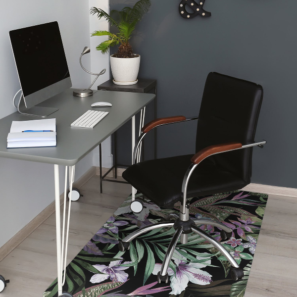 Tappeto per sedia con ruote Fiori Di Palma