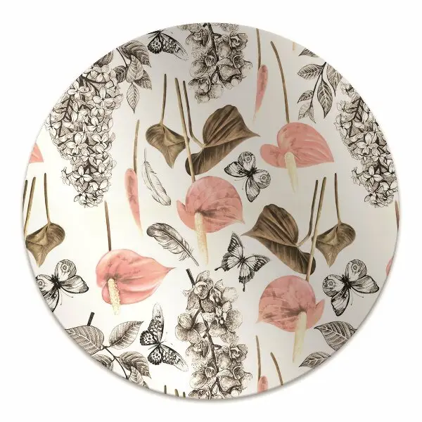 Tappeto salvapavimento Fiori E Farfalle