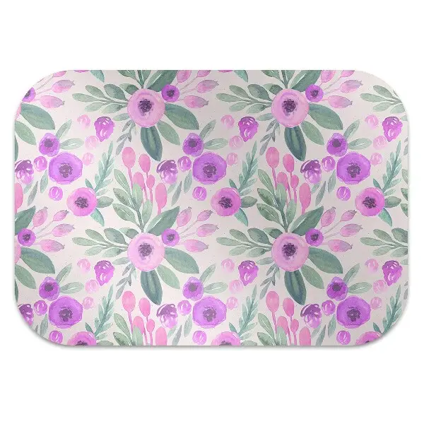 Tappeto per sedia con ruote Pattern Floreale