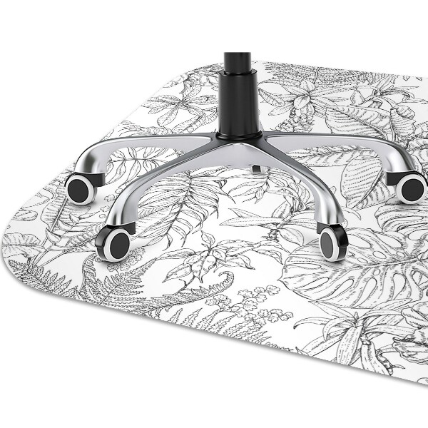 Tappeto salvapavimento Foglie Disegnate