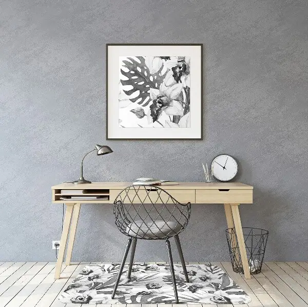 Tappeto salvapavimento Foglie E Fiori