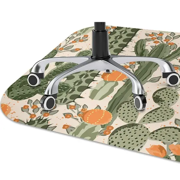 Tappeto sedia ufficio Cactus Arancione