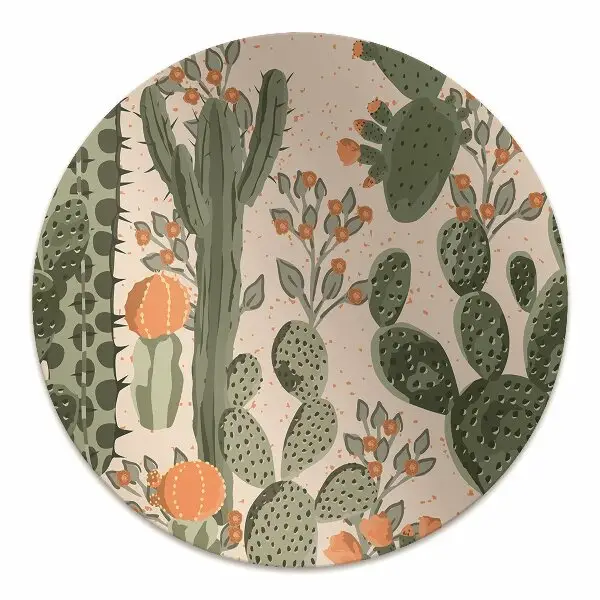 Tappeto sedia ufficio Cactus Arancione