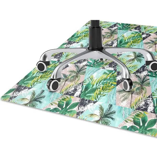 Tappeto per sedia con ruote Pattern Di Palme