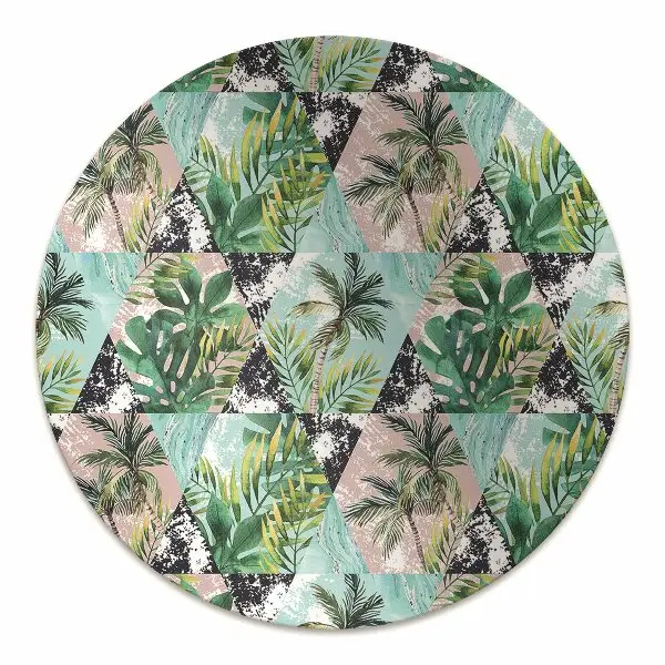 Tappeto per sedia con ruote Pattern Di Palme