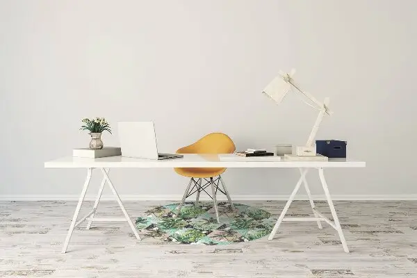 Tappeto per sedia con ruote Pattern Di Palme