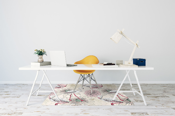 Tappeto per sedia con ruote Flaming Rosa