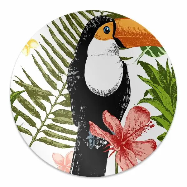 Tappeto per sedia con ruote Tucan E Ananas