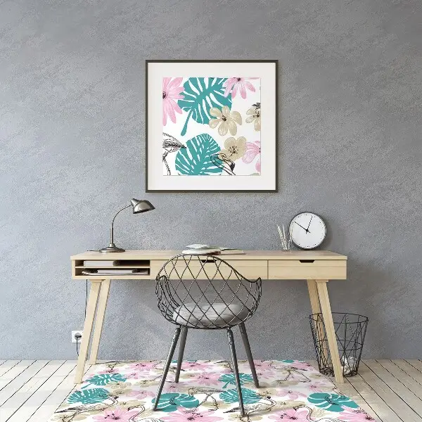 Tappeto salvapavimento Flamingos Dipinti