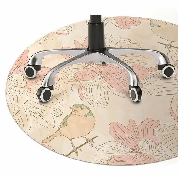 Tappeto salvapavimento Uccelli Beige