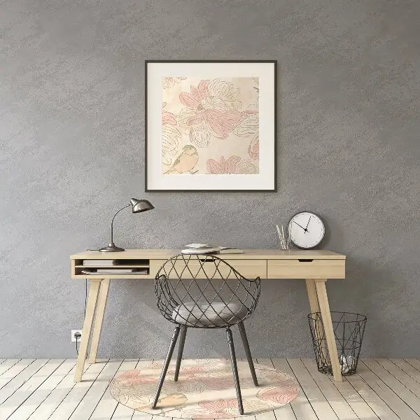 Tappeto salvapavimento Uccelli Beige