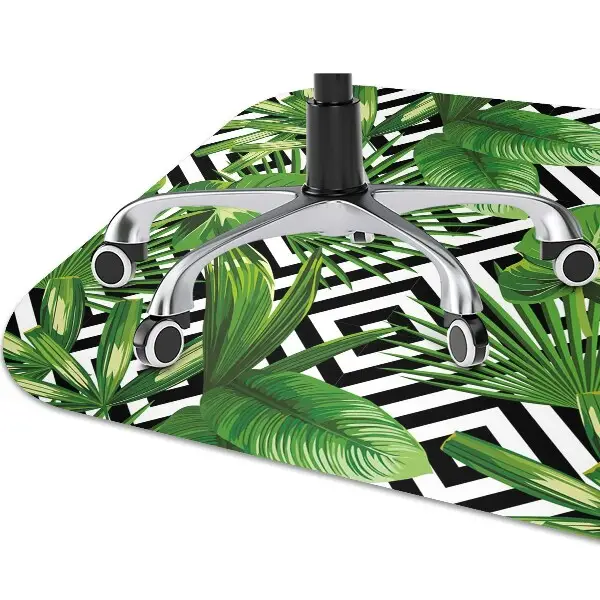Tappeto sedia ufficio Foglie Geometriche