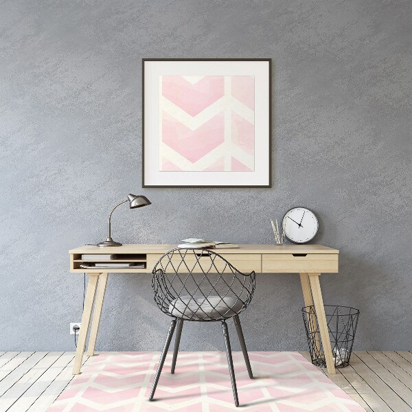 Tappeto per sedia con ruote Vettori Rosa