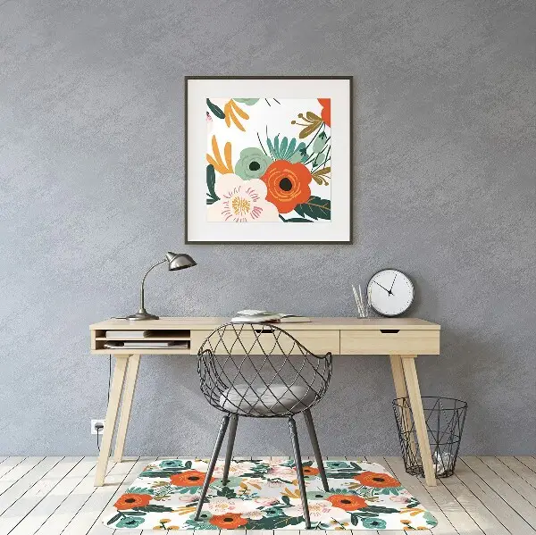 Tappeto salvapavimento Fiori Colorati