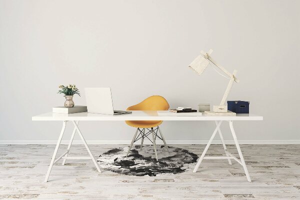 Tappeto per sedia con ruote Rose Nere