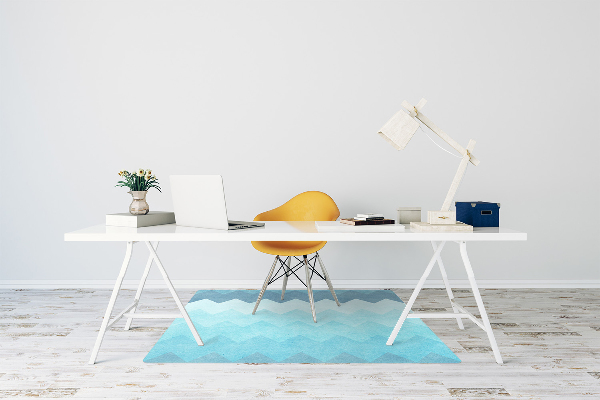 Tappeto per sedia con ruote Pattern A Zigzag