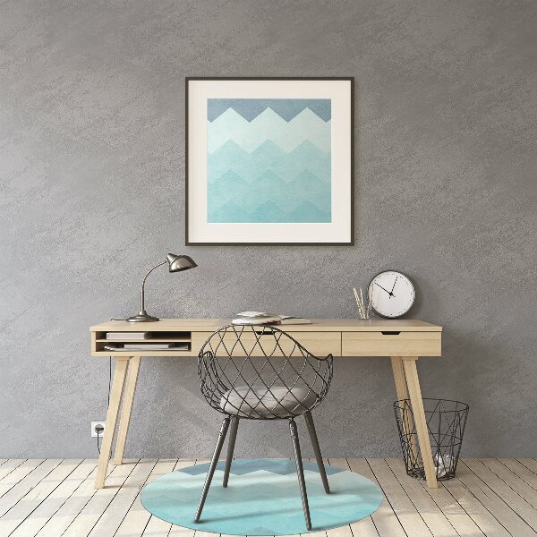 Tappeto per sedia con ruote Pattern A Zigzag