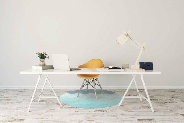 Tappeto per sedia con ruote Pattern A Zigzag