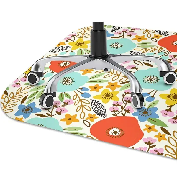 Tappeto per sedia con ruote Fiori Di Prato