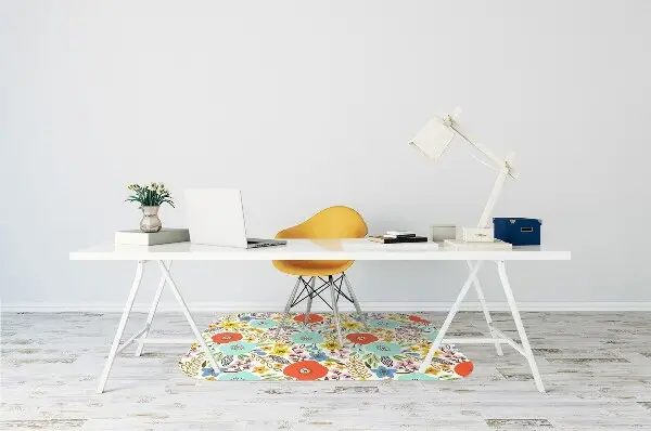 Tappeto per sedia con ruote Fiori Di Prato