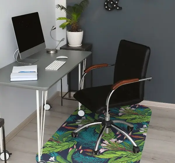 Tappeto per sedia con ruote Giungla Tropicale