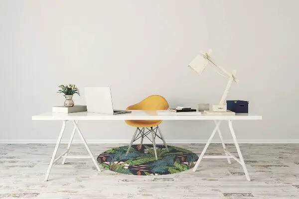 Tappeto per sedia con ruote Giungla Tropicale