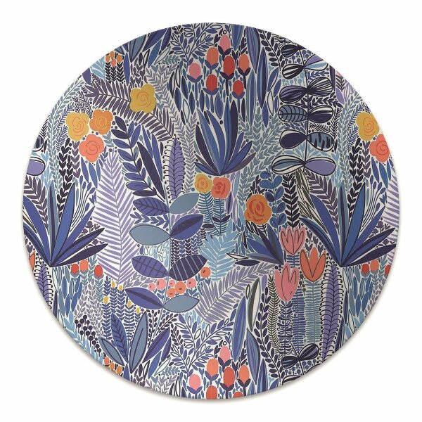 Tappeto per sedia con ruote Fiori Selvatici