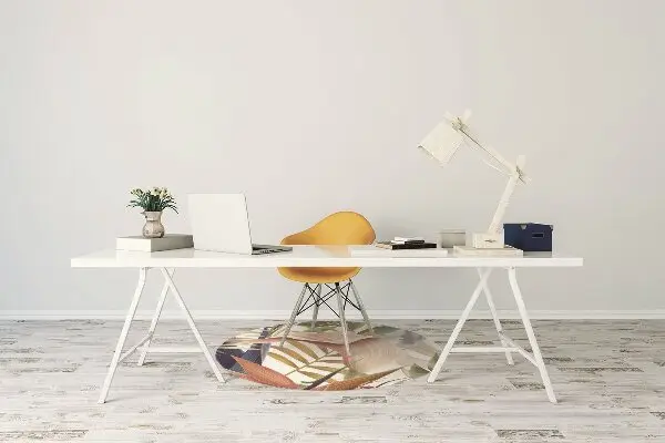 Tappeto per sedia con ruote Piante Tropicali