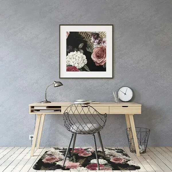Tappeto per sedia con ruote Giardino Scuro