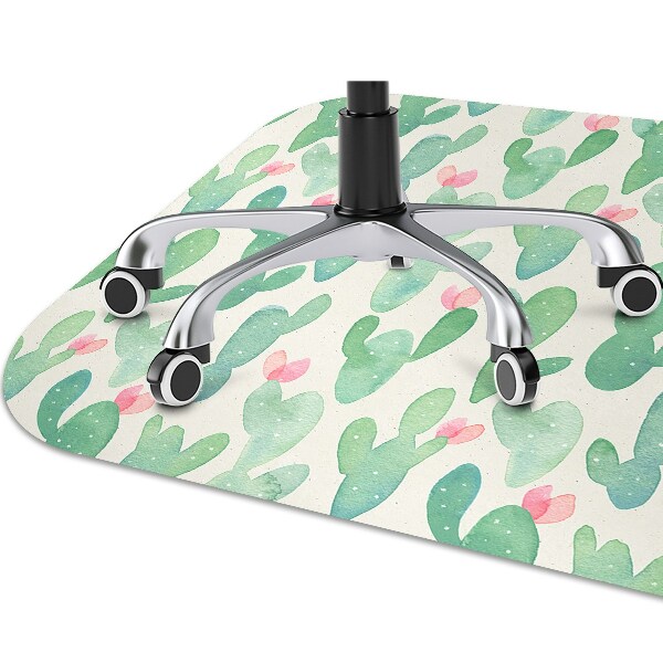 Tappeto per sedia con ruote Cactus Maculare