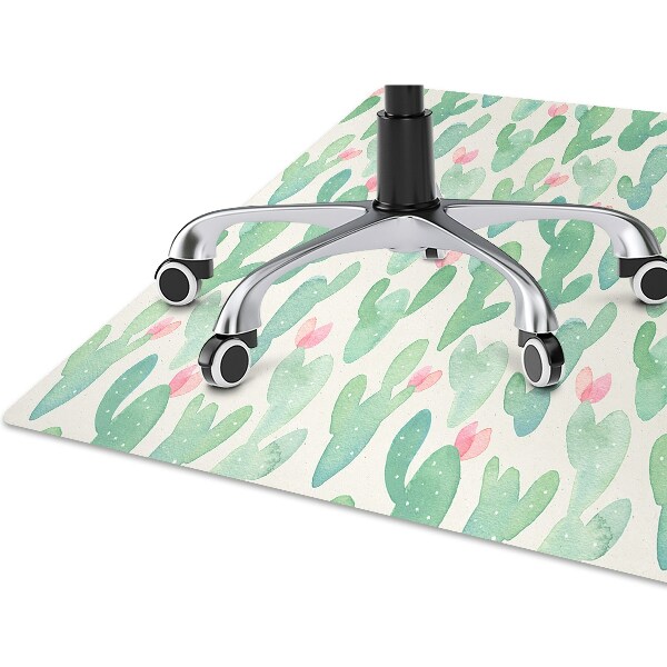 Tappeto per sedia con ruote Cactus Maculare