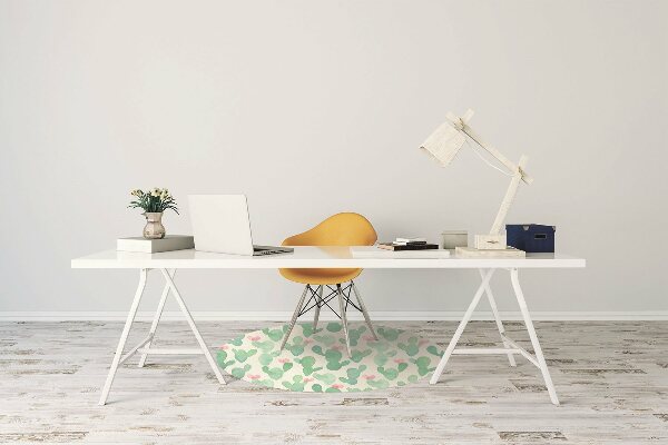 Tappeto per sedia con ruote Cactus Maculare