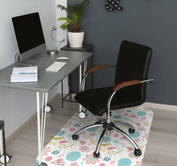 Tappeto per sedia con ruote Motivi Colorati