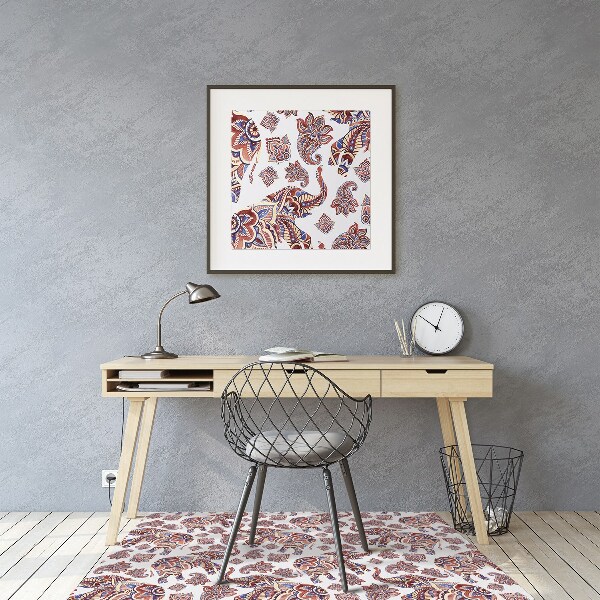 Tappeto salvapavimento Paisley Elephant