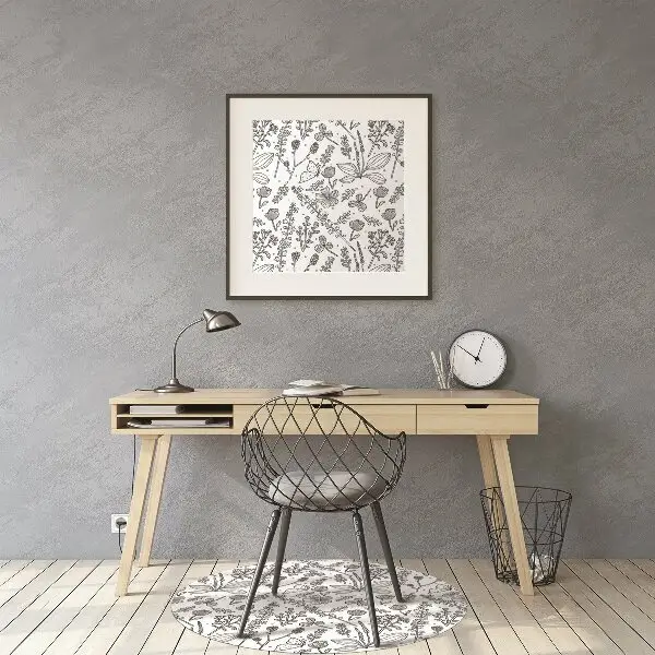 Tappeto salvapavimento Fiori E Punti