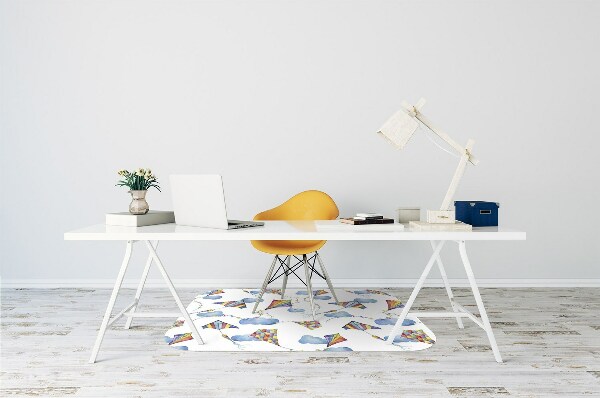 Tappeto per sedia con ruote Cloud Kites